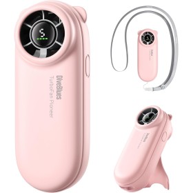 Diveblues TurboBear Mini Portable Turbo Fan - 8.8m/s Powerful, Super Light 85g, 5 Speed, Rechargeable Battery, Compact Pocket,