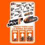 WORX Taladro Percutor a batería 20V Máx | WX352 | Motor sin escobillas | Power Share | 2 baterías de 2Ah | Cargador y maletín |