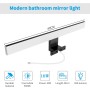 Aourow Lampara Espejo Baño 10W,40CM 820LM Aplique Luz Espejo Baño,Blanco frío 6500K Luces de LED Espelho Resistente al Agua para
