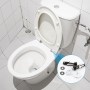 4 Piezas Asiento de Inodoro Kit de pernos, Fijación para asientos de Inodoro Tornillos, 8 Randelas de Polipropileno, Instalación