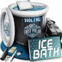 FROST POLAR - Bañera Hielo Recuperacion 350 Litros - Ice Bath 80 cm x 85 cm Soportes de Aleacion de Aluminio - Bañera Agua Fria