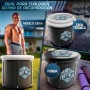 FROST POLAR - Bañera Hielo Recuperacion 350 Litros - Ice Bath 80 cm x 85 cm Soportes de Aleacion de Aluminio - Bañera Agua Fria