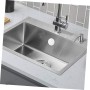 4 Piezas Tapa del orificio del lavabo cordón ajustable fregadero de la bañera cubiertas para agujeros accesorios de lavabo tapa