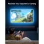 KANTUTOE TV LED Lights Strip, 5m RGB TV Backlight for 45-75in TV, Music Sync, Bluetooth APP & Remote Control USB Powered LED