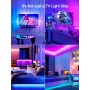 KANTUTOE TV LED Lights Strip, 5m RGB TV Backlight for 45-75in TV, Music Sync, Bluetooth APP & Remote Control USB Powered LED