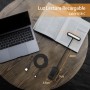 iFalarila Luz Lectura Recargable, 12 LED Luz para Leer en la Cama 360° Ajustable Lampara Lectura [RA95] Lampara para Leer en La