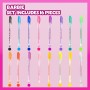 Barbie set de 16 bolígrafos de purpurina de para arte corporal con colores brillantes de Townley Girl. Indicado a partir de 3