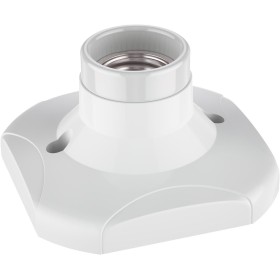 ledscom.de Plafón portalámpara ELEKTRA, porcelana, blanco, 1x E27 máx. 60W