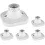 ledscom.de Plafón portalámpara ELEKTRA, porcelana, blanco, 1x E27 máx. 60W