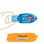 BIC Tipp-Ex Cinta Correctora Blanca de Bolígrafos, Óptimo para Material Escolar, Micro Tape Twist, 8m x 5mm, Con Cabezal