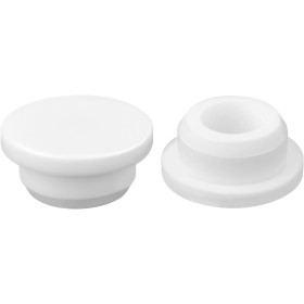 Gosknor 2uds Tapa de Desbordamiento Lavabo, Cocina Baño Tapa Lavabo Baño Goma Redonda Bathroom Sink Overflow Caps Tapón de