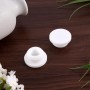 Gosknor 2uds Tapa de Desbordamiento Lavabo, Cocina Baño Tapa Lavabo Baño Goma Redonda Bathroom Sink Overflow Caps Tapón de