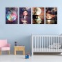 Pintura de Diamantes 4 Piezas 30x40 cm Diamantes 5D 4 Unidades Amor Playa Diamantes 5d 4 Unidades Love la Playa Cuadros
