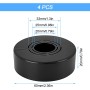 4 Piezas Embellecedor Grifo Ducha, Tamaño Ajustable Embellecedores Tubos Calefaccion, Negro Embellecedor Ducha Adecuado para