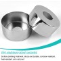 2 Piezas Embellecedor Grifo Ducha, 66 * 25 * 30 MM, Cubierta Decorativa de Acero Inoxidable, Llaves de Paso de Agua Baño, Roseta