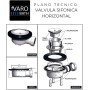 VAROBATH | Plato de Ducha URBANSTONE – Material Resina con Carga Mineral y Textura Pizarra Antideslizante C3 – Incluye Válvula