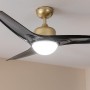 Cecotec EnergySilence Aero 470 Ceiling Fan with Remote Control, Timer and LED Light, 49 W, Diameter 106 cm, 3 Blades, 3 Speeds,