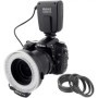 Meike MK-FC100 LED Macro anillo Flash luz Manual trabajo Universal par