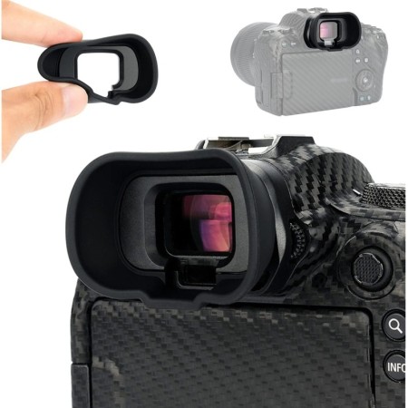 EOS R6 Mark II R6 R5 R5C ocular de silicona suave cámara extendida vis