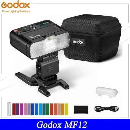 Godox MF12 MF12-K2 Flash TTL Macro Speedlite Flash 2,4 GHz Control ina