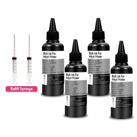 Cartucho y impresora, kit de tinta de tinte de repuesto Universal para
