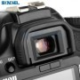 Ocular de goma EF para Canon EOS 650D 600D 550D 500D 450D 1100D 700D R
