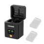 Cargador de batería portátil ZGCINE para Sony Canon Nikon Panasonic Lu