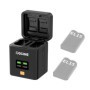 Cargador de batería portátil ZGCINE para Sony Canon Nikon Panasonic Lu