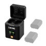 Cargador de batería portátil ZGCINE para Sony Canon Nikon Panasonic Lu
