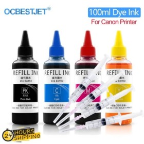 Kit de recarga de tinta de tinte de 100ML para impresora Canon PG 540 