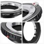 Adaptador de lentes K & F Concept para lentes Leica M L/M a Canon RF E