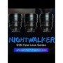 SIRUI Night Walker 16mm 24mm 35mm 55mm 75mm T1.2 S35 lente Cine APS-C 