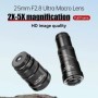AstrHori 25mm F2.8 2X 5X lente Ultra Macro de fotograma completo para 