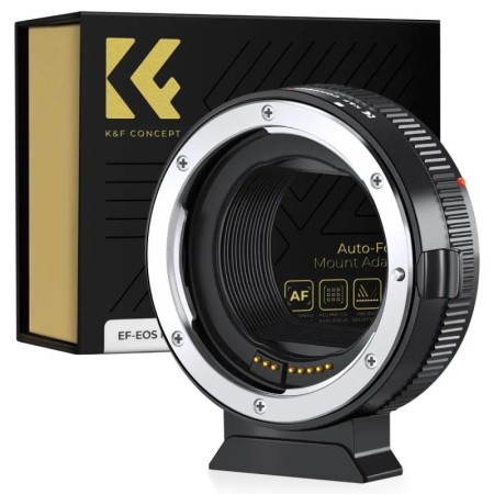 Adaptador K & F Concept EF a EOS R, adaptador de montaje de lente de e