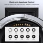 Adaptador K & F Concept EF a EOS R, adaptador de montaje de lente de e