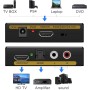 HDMI Extractor 4K Adaptador HDMI Óptical Convertidor de Audio de L R Stereo Soporte 4K30Hz PCM para PS4 5 Xbox Projectores