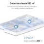 [2024 Nuevo] Mercusys HALO H1500X(2-Pack) - WiFi 6 Mesh AX1500Mbps, Cobertura de hasta 350 m², Conectar hasta 150 Dispositivos,