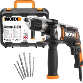 WORX Taladro percutor WX328 | 800W de potencia | Equilibrado y ligero para un mejor rendimiento