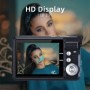 Cámara Digital para niños y adolescentes, videocámara con foto de 18MP