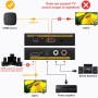 HDMI Extractor 4K Adaptador HDMI Óptical Convertidor de Audio de L R Stereo Soporte 4K30Hz PCM para PS4 5 Xbox Projectores