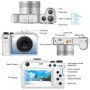 Cámaras digitales profesionales con Zoom 2025, 18X, para fotografía, 4