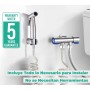 CHILL HOUSE Ducha Higienica para WC en Acero Inox con Grifo bidet, Manguera Bidet y Ducha bidet para Inodoro Completo - Grifo