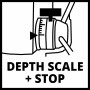 Einhell Taladradora de columna TC-BD 500 (500 W, hasta 2410 rpm, 9 niveles, profundidad máx. 50 mm, tope de profundidad