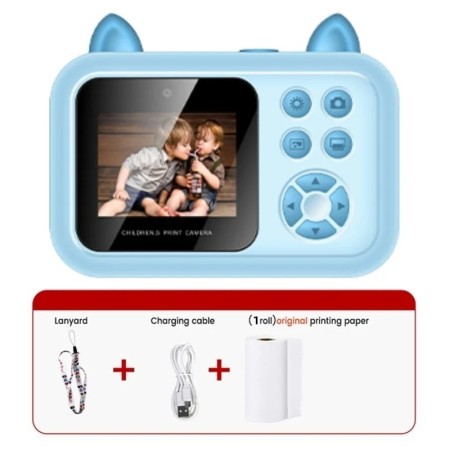 Foto HD, impresión instantánea, juguete digital de dibujos animados, c