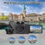 Cámara Digital 4K para fotografía, cámara Vlog con Zoom Digital 16X pa