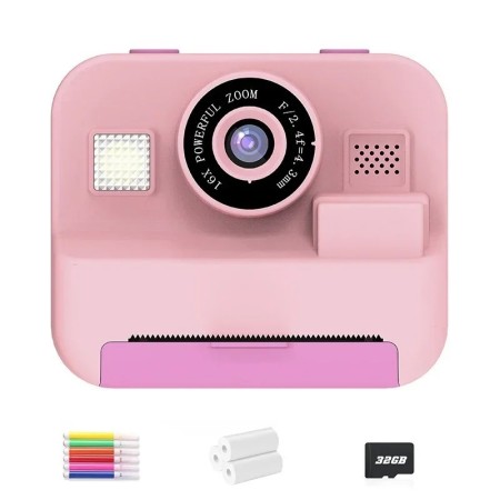 Cámara Digital para niños, impresión instantánea y grabación de Video,