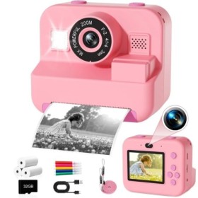 Cámara Digital para niños, impresión instantánea y grabación de Video,