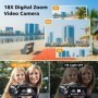 Cámara de fotografía digital 4K Cámara compacta de vlogging de 48 MP P