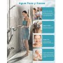 Filtro de Ducha de 32 Etapas con Vitamina C, MEKO Filtro Antical para Agua Dura, Filtro con Cartuchos Reemplazables de
