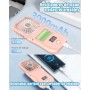 Kouric Rechargeable Handheld Fan,Portable Mini Fan 5 Speeds,180° Foldable USB Hand Fan,Portable Rechargeable Fan with Power